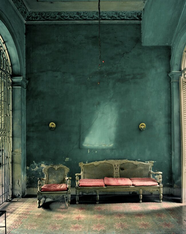 Crumbling palazzo